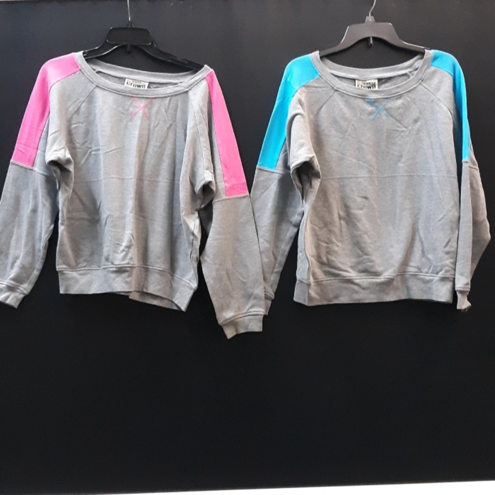 2 XL Girls American Crown Sweatshirts.